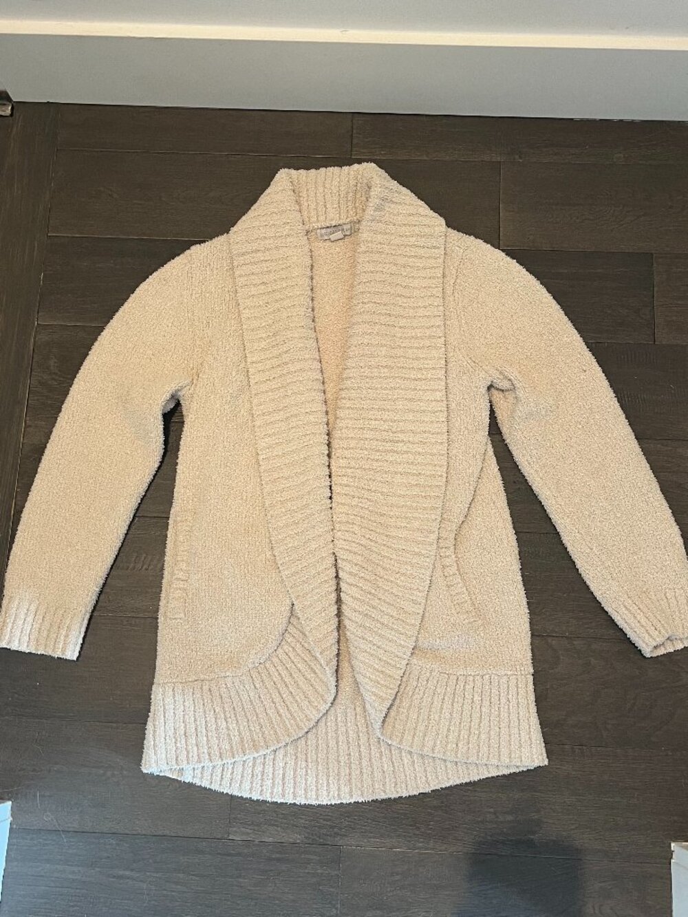 Barefoot Dreams CozyChic Lite® Circle Cardi in Stone